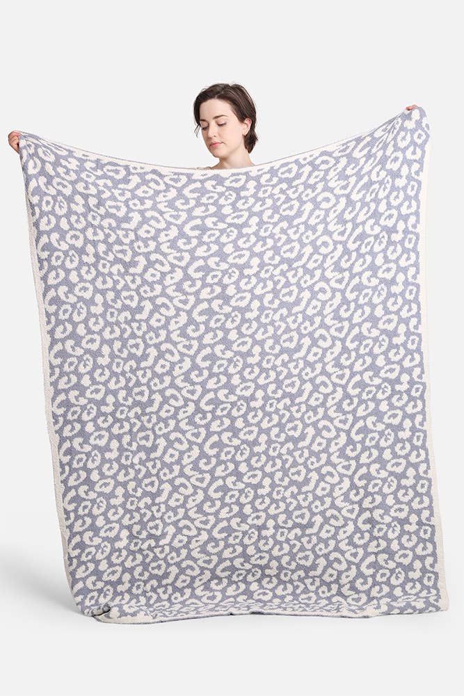 Luxury Soft Leopard Print Throw Blanket