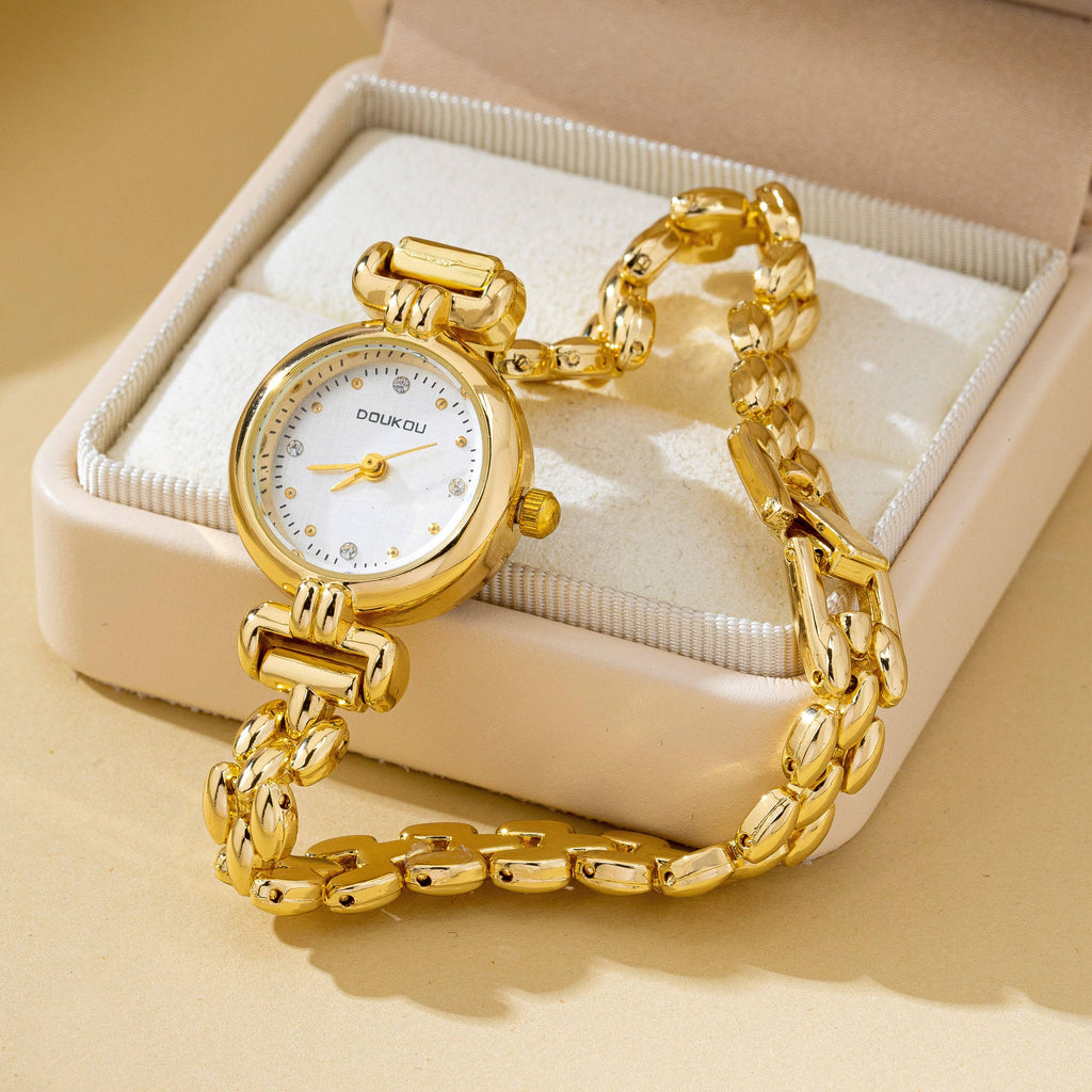 ROUND DIAL OVAL BAND BRACELET WATCH | 80W001