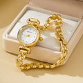 ROUND DIAL OVAL BAND BRACELET WATCH | 80W001