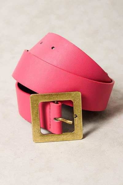 CLASSIC OVERSIZED SQUARE BUCKLE BELTS | 40BT604