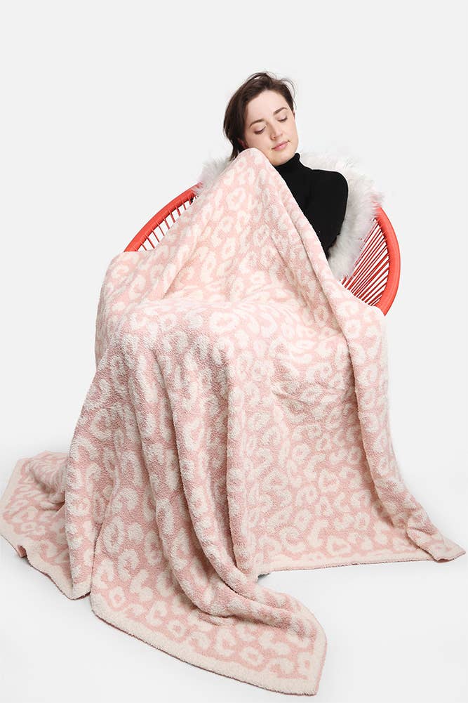 Luxury Soft Leopard Print Throw Blanket