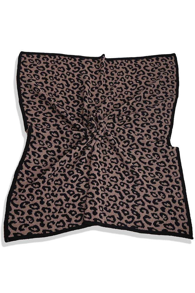 Luxury Soft Leopard Print Throw Blanket