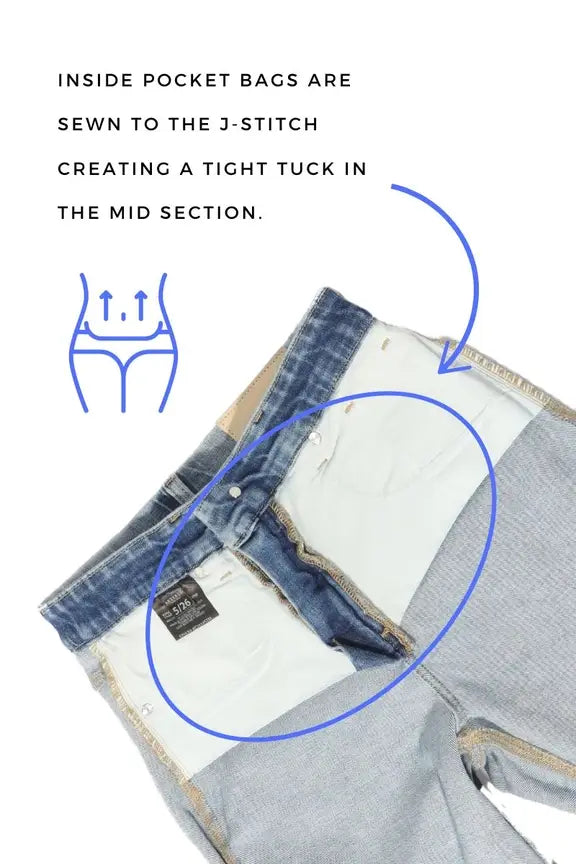 TUMMY CONTROL + HIP LIFTER HIGH RISE MODERN FLARE JEANS