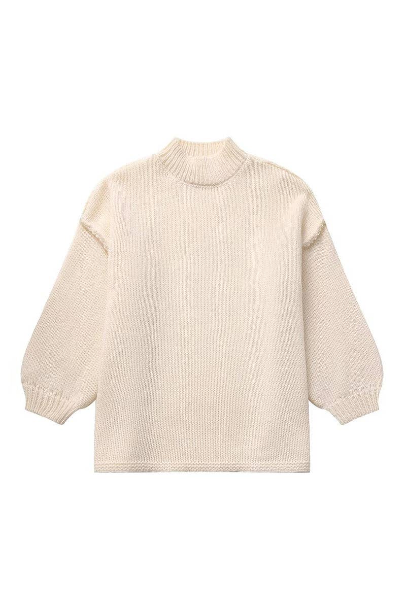 Cozy Turtleneck Knit Sweater