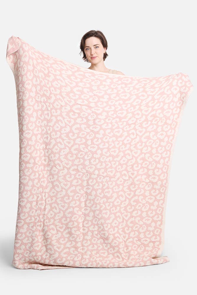 Luxury Soft Leopard Print Throw Blanket