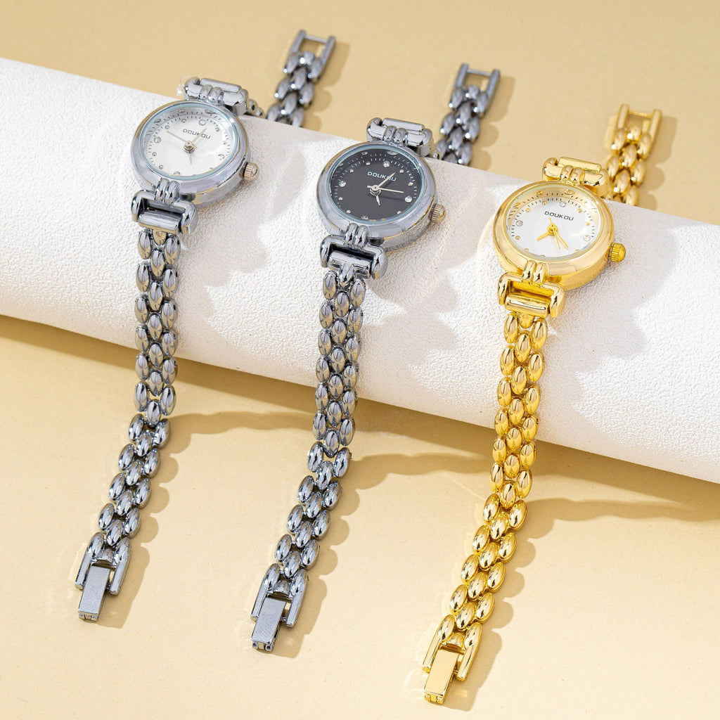 ROUND DIAL OVAL BAND BRACELET WATCH | 80W001