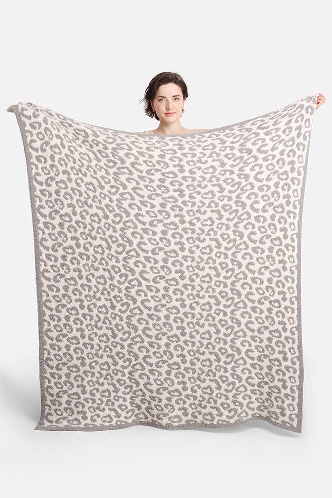 Luxury Soft Leopard Print Throw Blanket